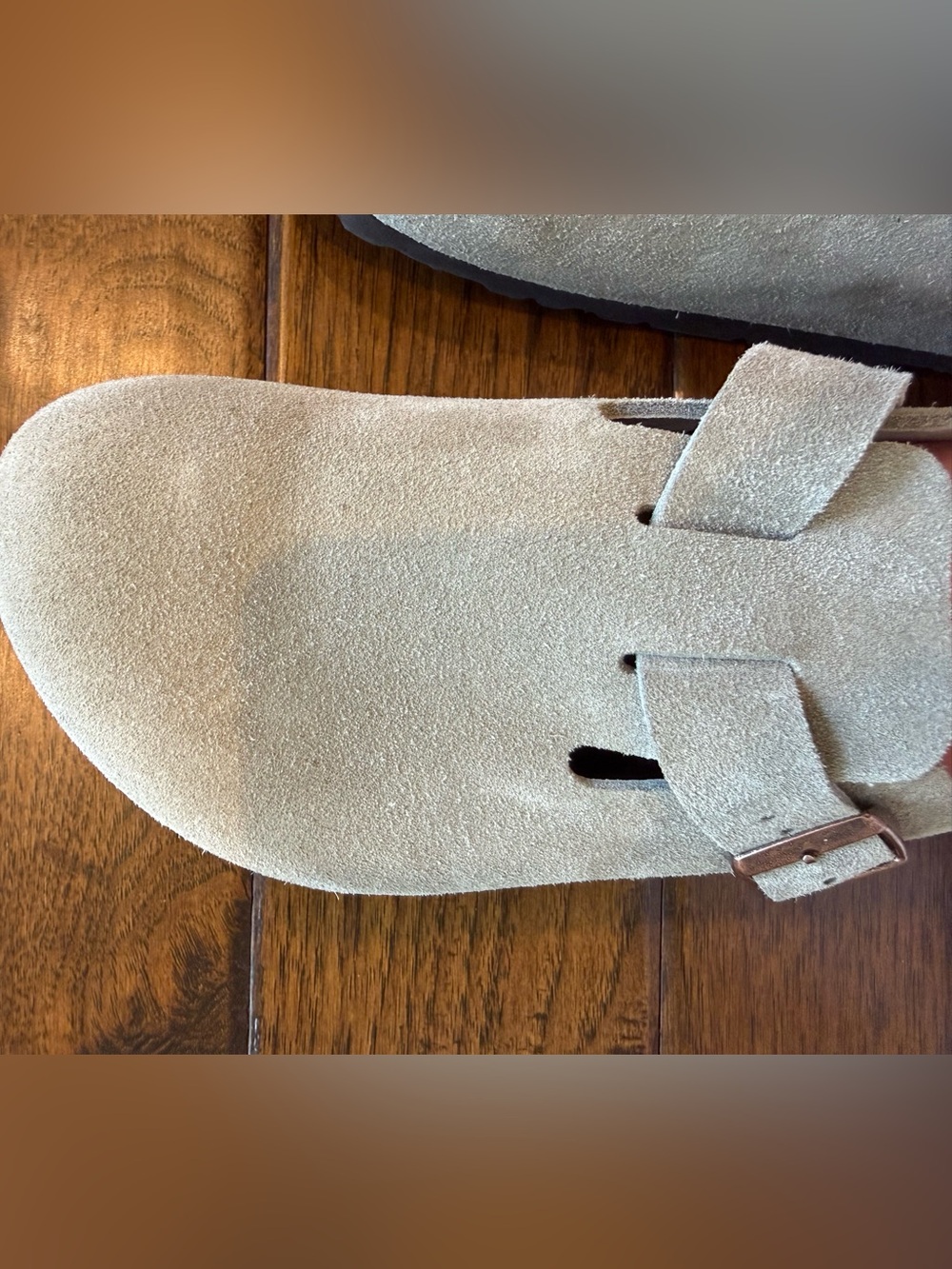Birkenstock Softbed Suede Boston Clogs - Womens - Picture 7 of 8